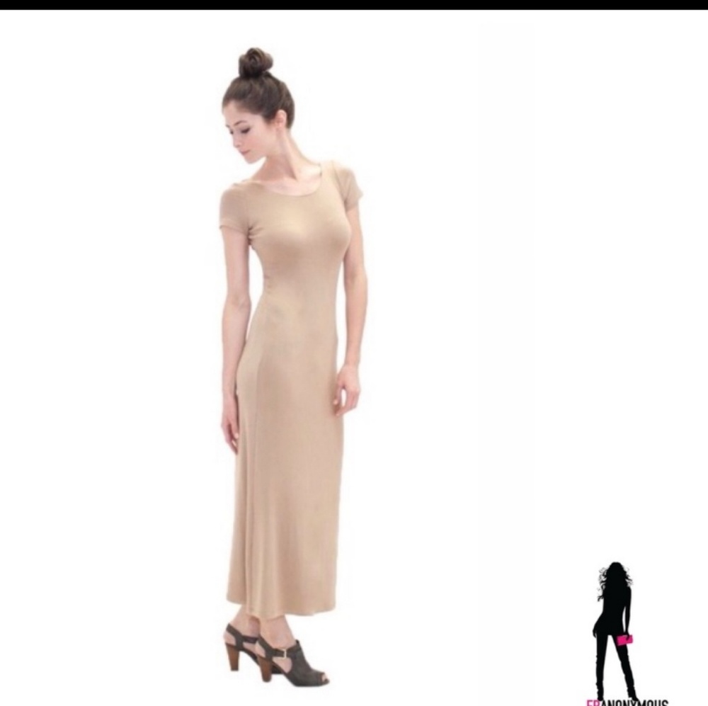 Atid Clothing Coffer Short Sleeved Maxi Dress